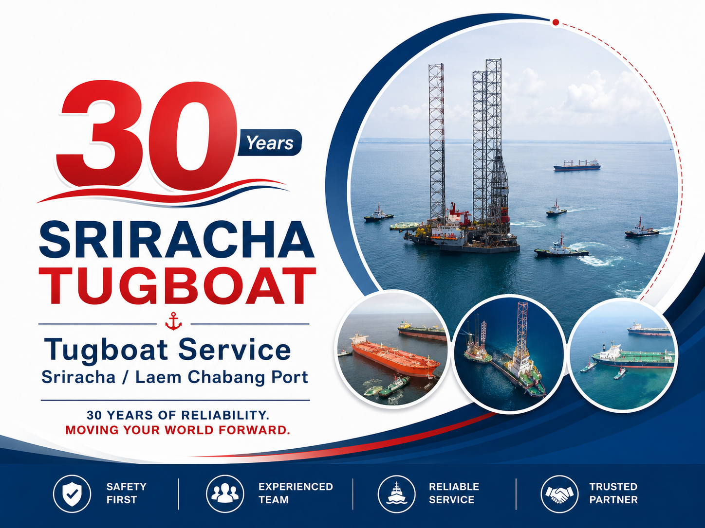 30 years tugboat